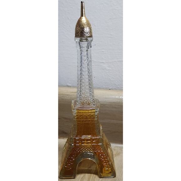 Vintage Avon Glass Eiffel Paris Tower Unforgettable Perfume Cologne 1/2 Full - Picture 1 of 9